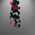 Handmade Crochet Hanging Flower Pot for Home & Car Decor